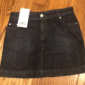 Lacoste denim skirt
